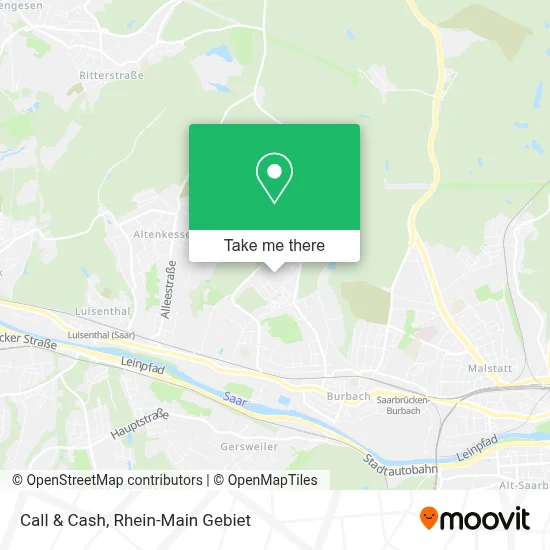 Call & Cash map