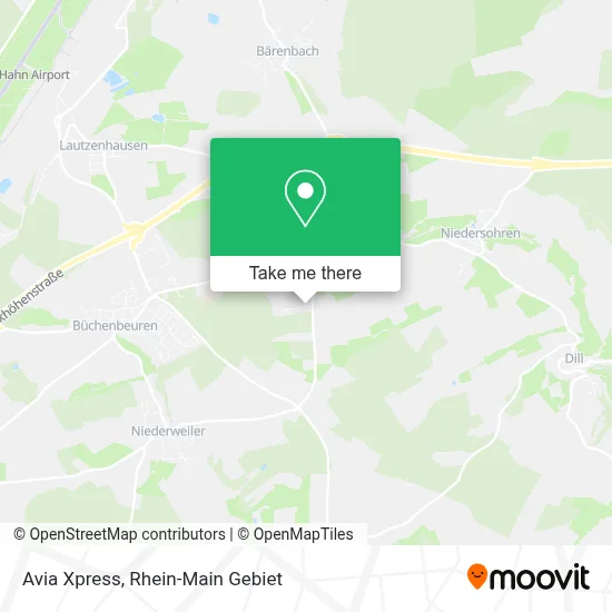 Avia Xpress map
