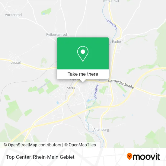 Top Center map