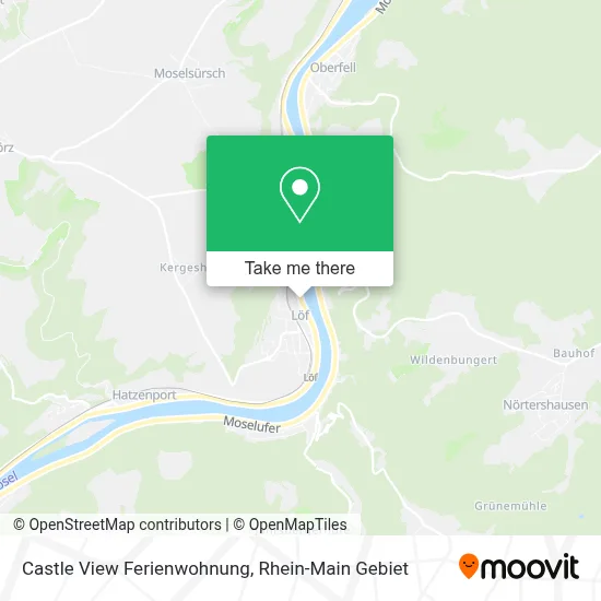 Castle View Ferienwohnung map