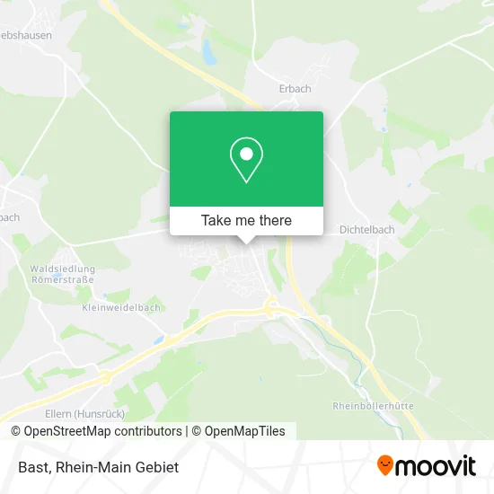 Bast map