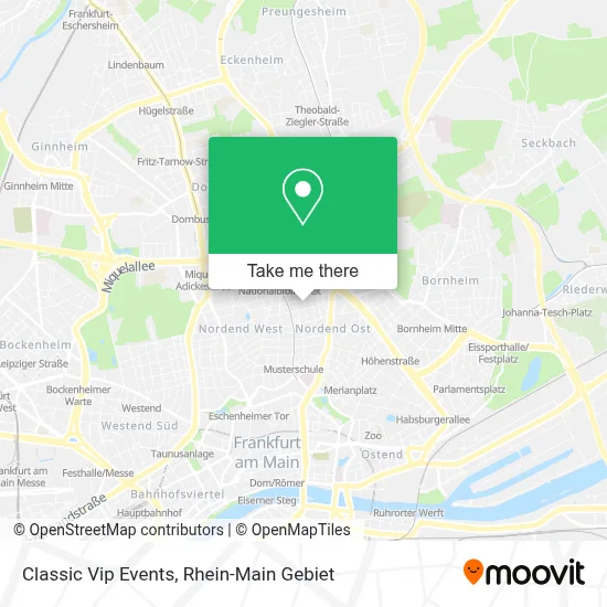 Classic Vip Events map