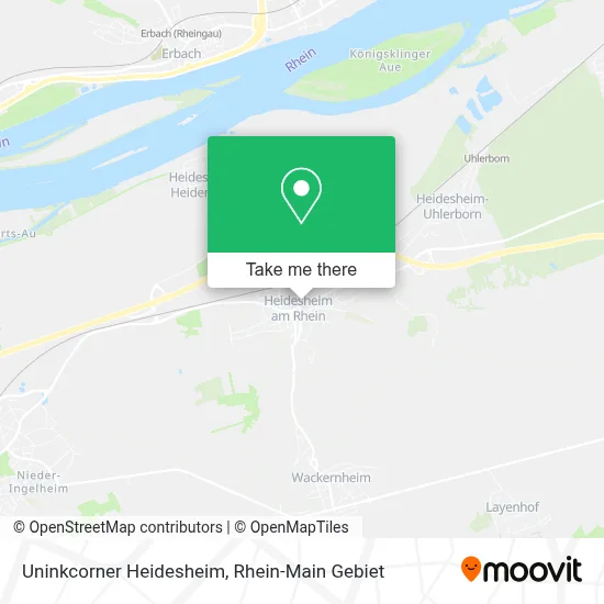 Uninkcorner Heidesheim map