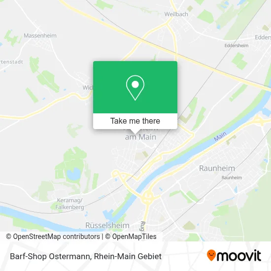 Barf-Shop Ostermann map