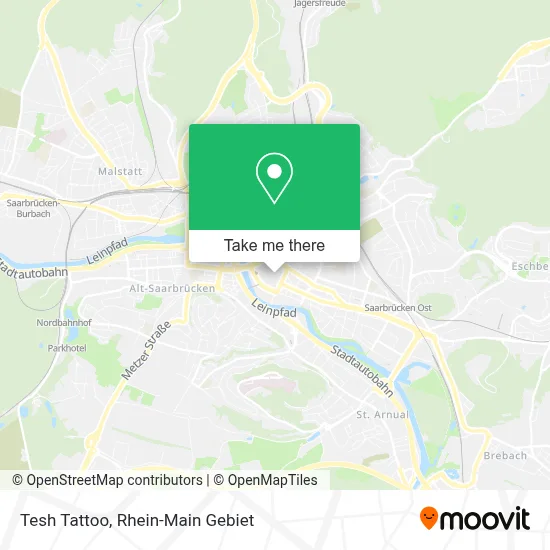 Tesh Tattoo map