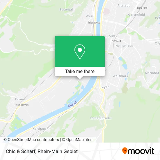 Chic & Scharf map