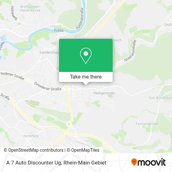A 7 Auto Discounter Ug map