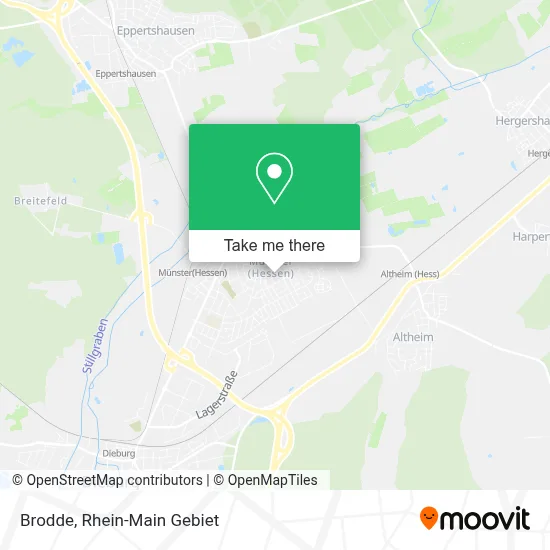Brodde map
