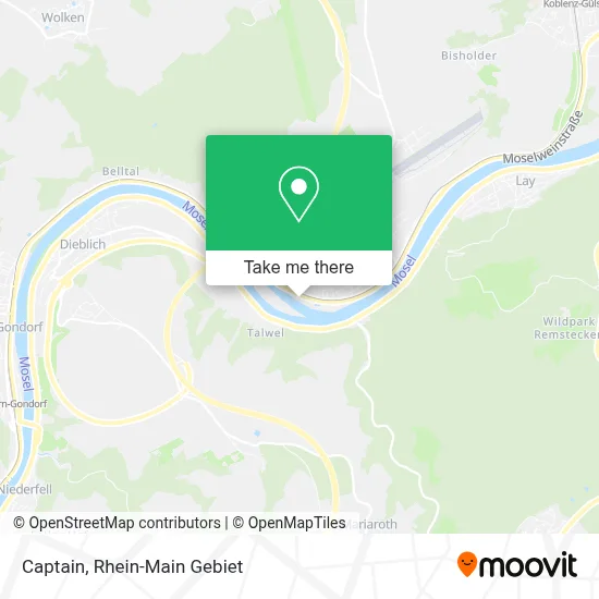 Capitano map
