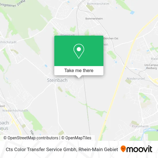 Cts Color Transfer Service Gmbh map