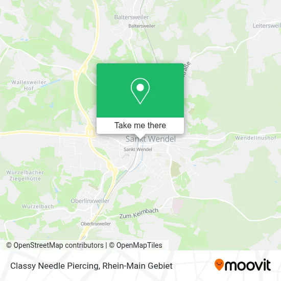 Classy Needle Piercing map