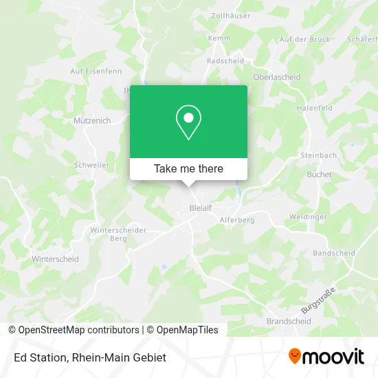Ed Station map