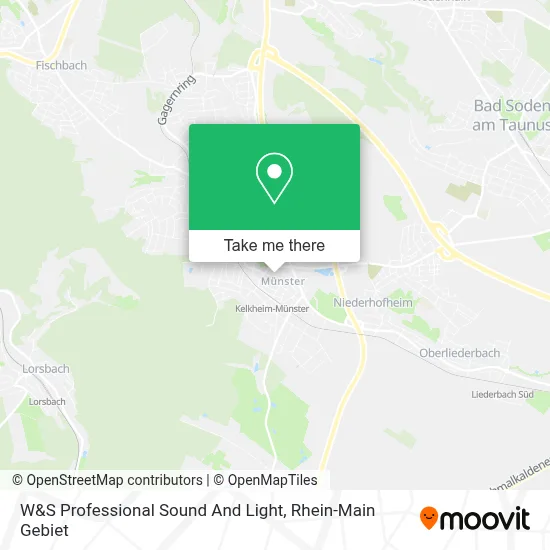 W&S Professional Sound And Light map