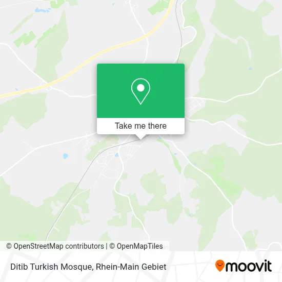 Ditib Turkish Mosque map
