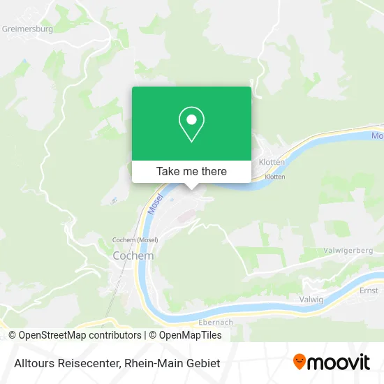 Alltours Reisecenter map