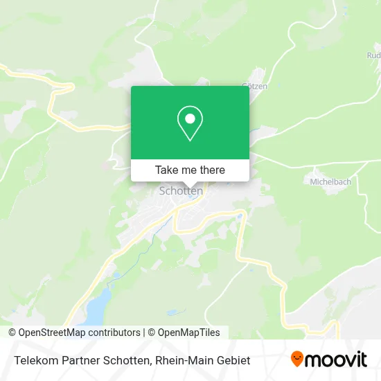 Telekom Partner Schotten map