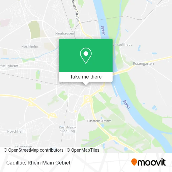 Cadillac map