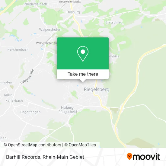 Barhill Records map