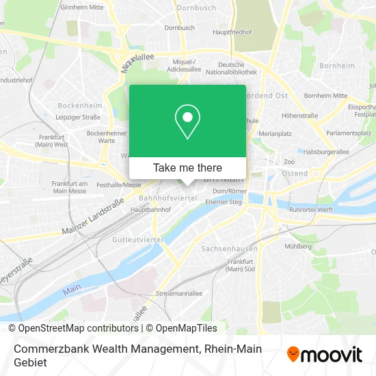 Commerzbank Wealth Management map