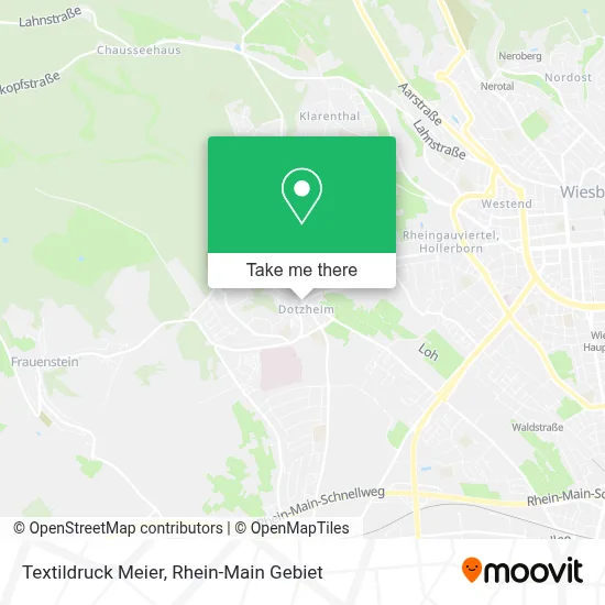 Textildruck Meier map