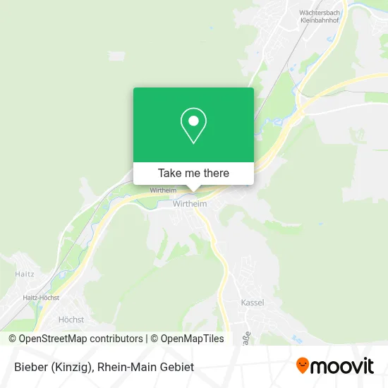 Bieber (Kinzig) map