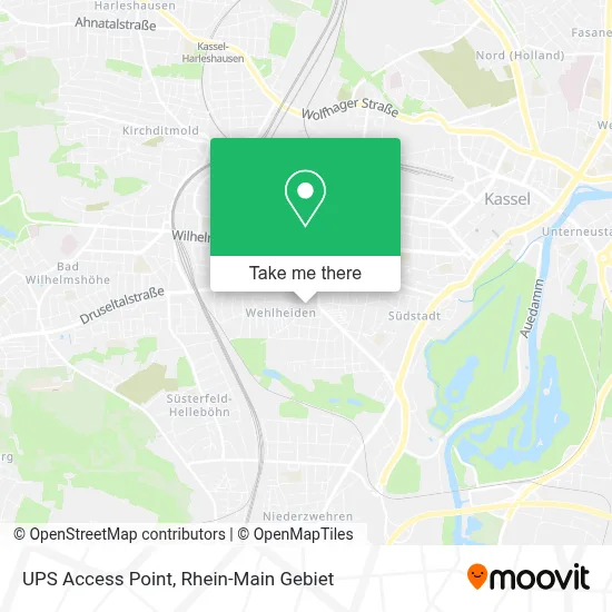 Ups Access Point map