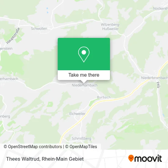 Thees Waltrud map