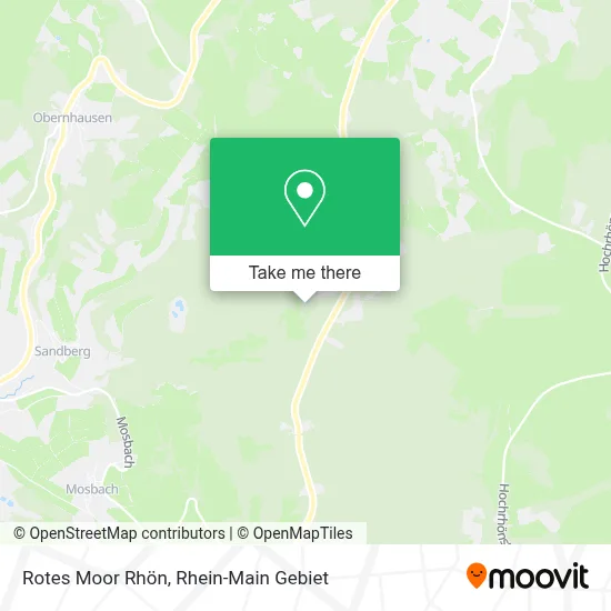 Rotes Moor Rhön map