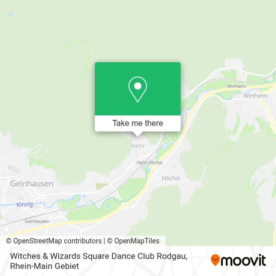 Witches & Wizards Square Dance Club Rodgau map