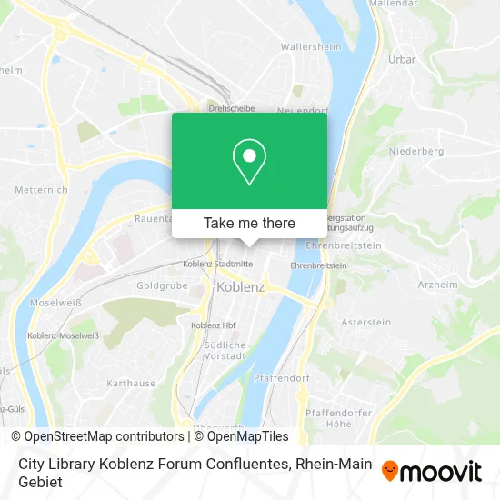 City Library Koblenz Forum Confluentes map