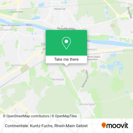 Continentale: Kuntz-Fuchs map