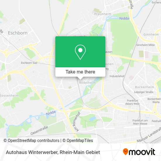 Autohaus Winterwerber map