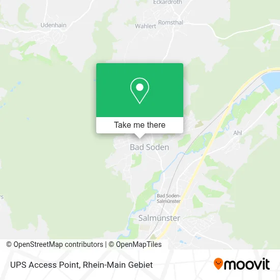 Ups Access Point map