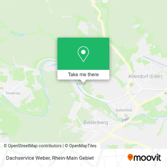 Dachservice Weber map
