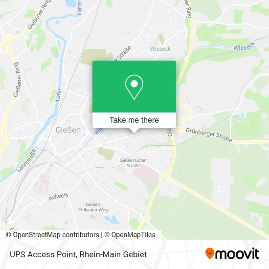 Ups Access Point map