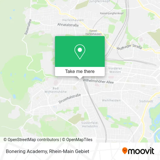 Bonering Academy map