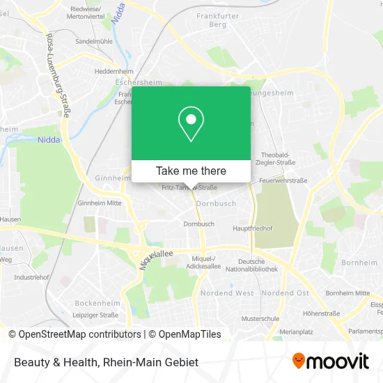 Beauty & Health map
