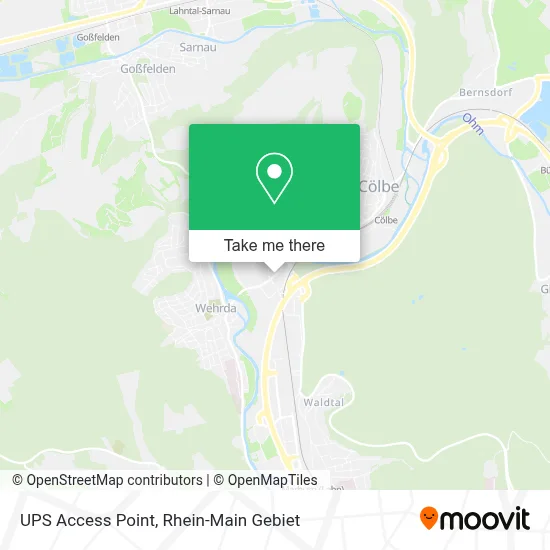 Ups Access Point map