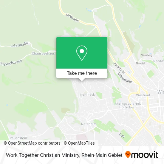 Work Together Christian Ministry map