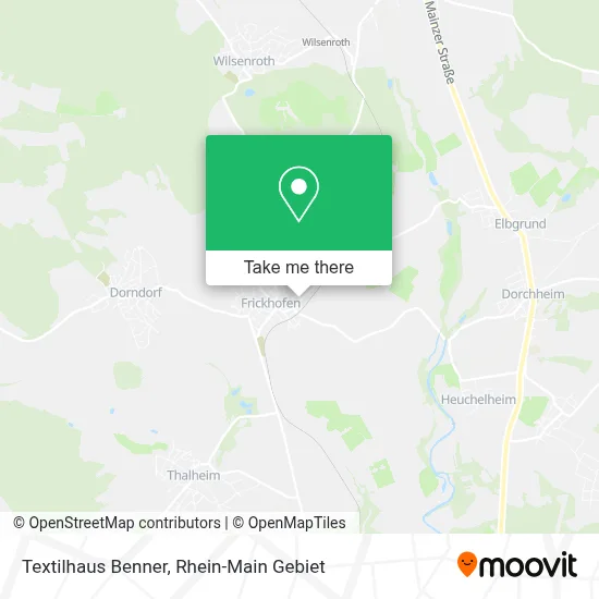 Textilhaus Benner map
