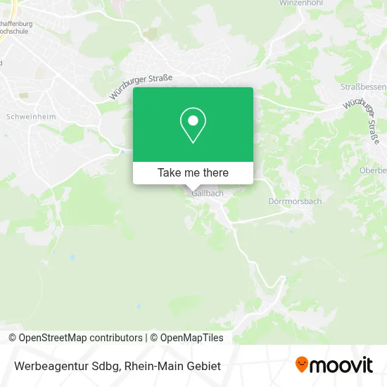 Werbeagentur Sdbg map