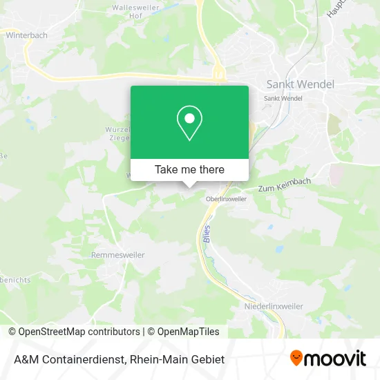A&M Containerdienst map
