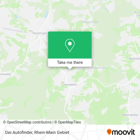 Der.Autofinder map