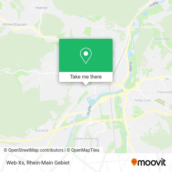 Web-Xs map