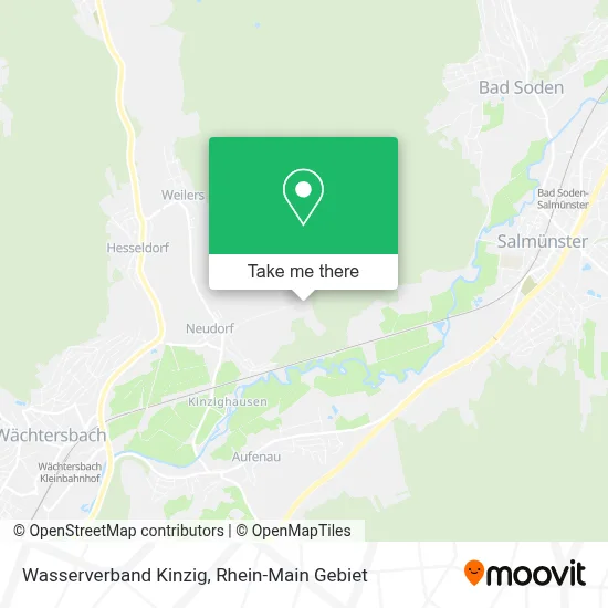Wasserverband Kinzig map