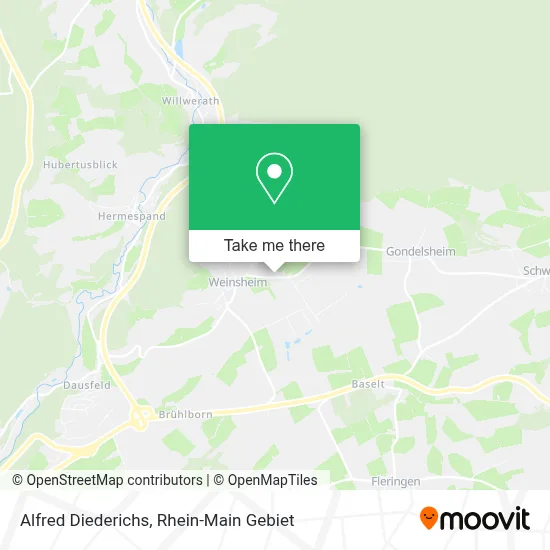 Alfred Diederichs map