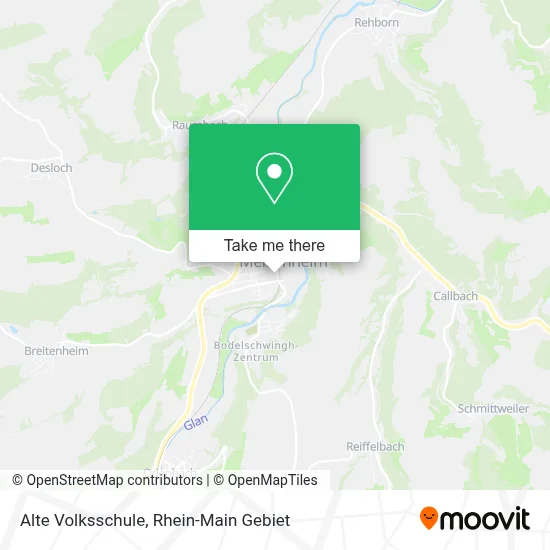 Alte Volksschule map