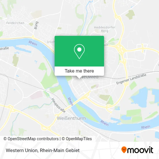 Western Union map