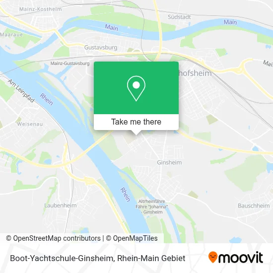 Boot-Yachtschule-Ginsheim map