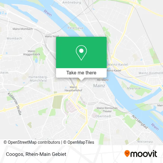 Coogos map